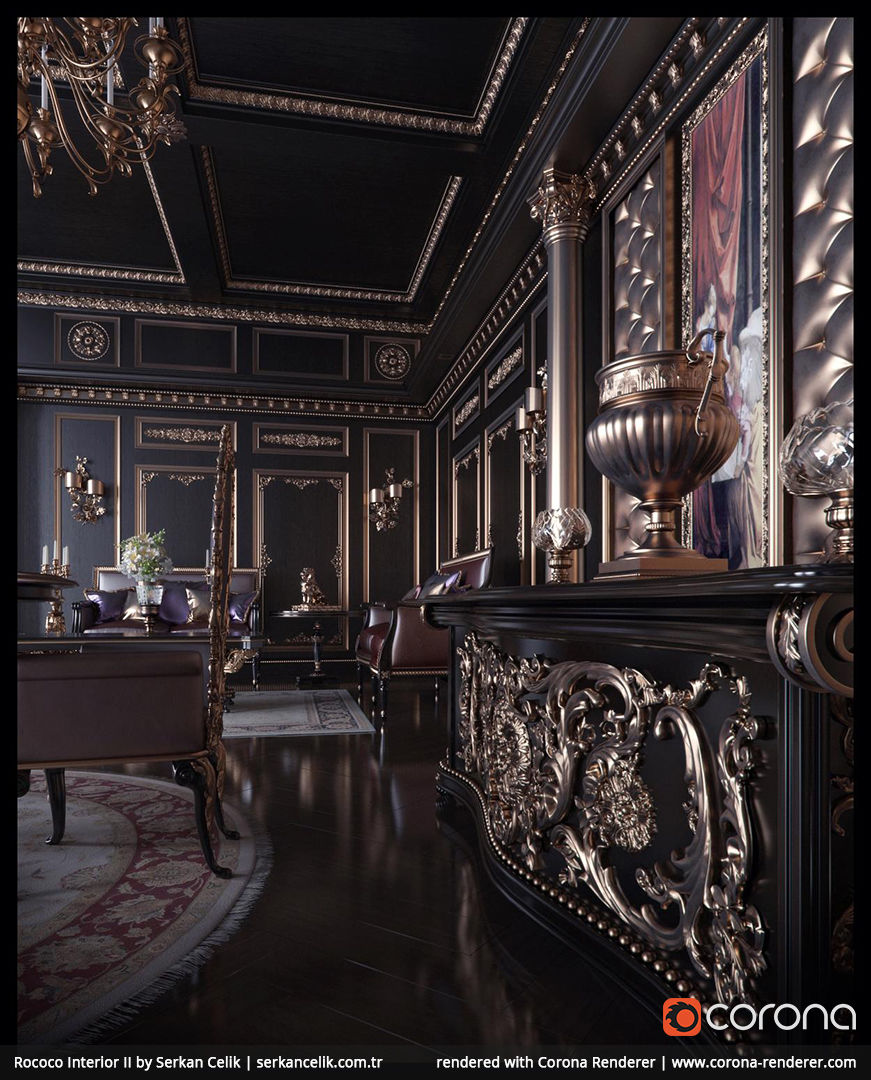 Rococo Interior II by Serkan Celik